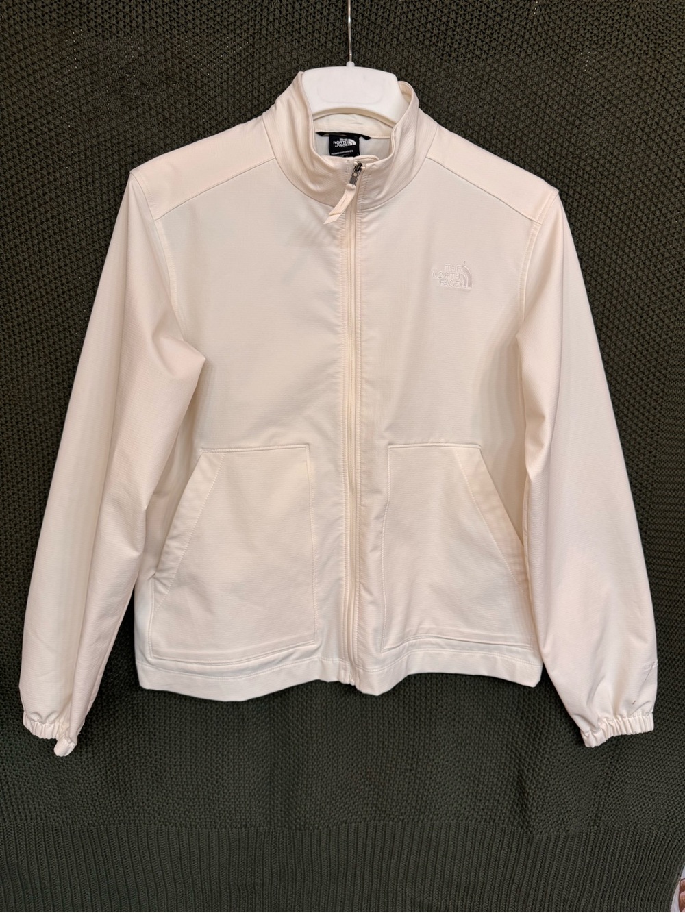 The North Face Women's Cream Full-Zip Utility Jacket